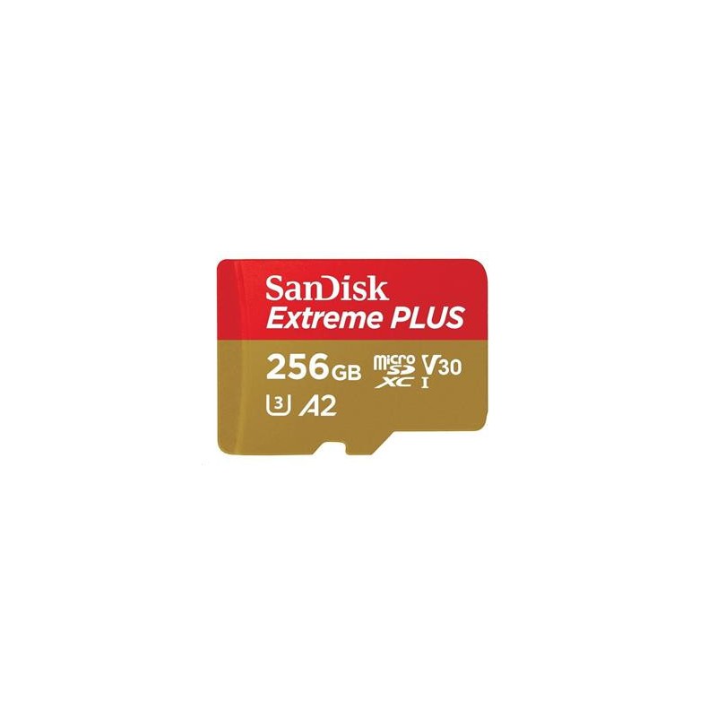 כרטיס זכרון sandisk extreme plus 256